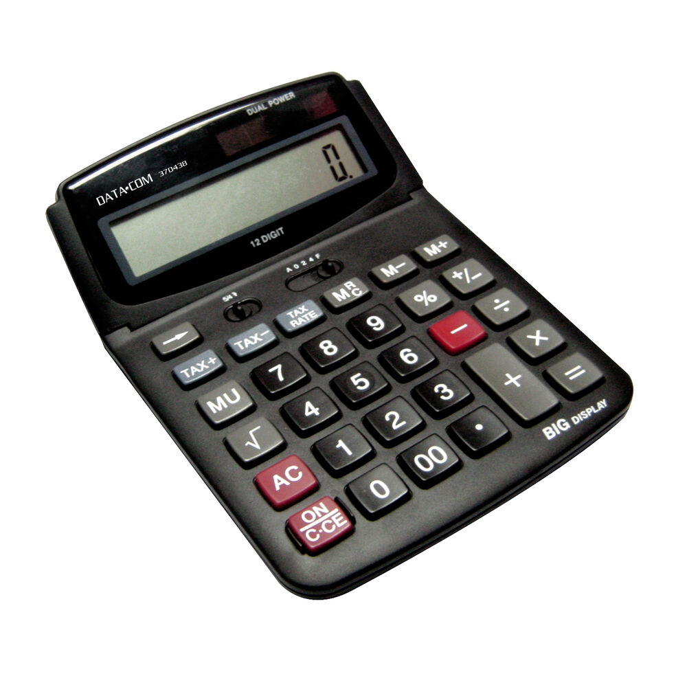 Calculadora Escritorio 12 Dig. De Pwr Datacom image number 0.0