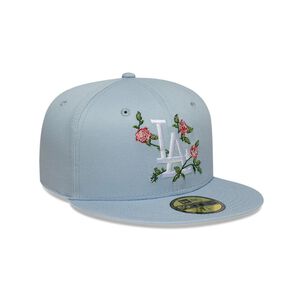 Gorra 59fifty Los Angeles Dodgers Mlb Floral Pastel Blue