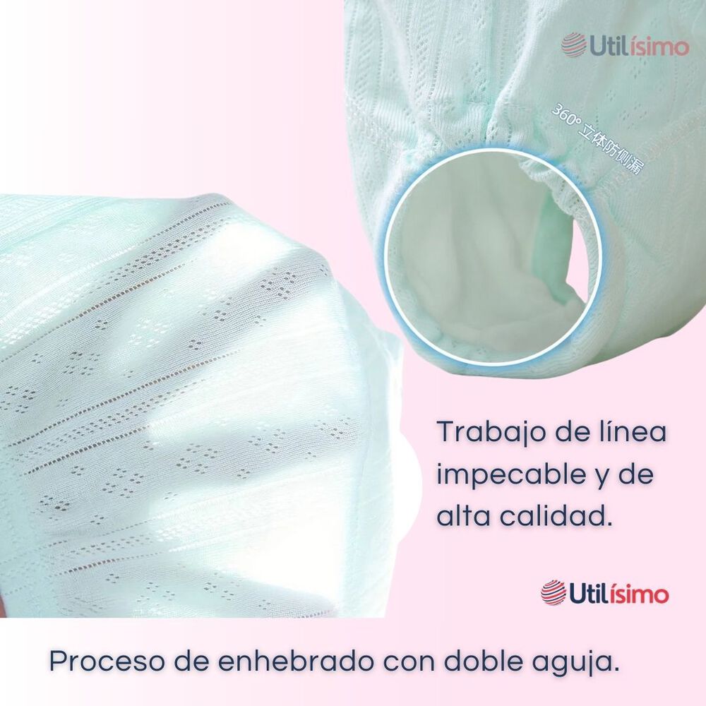 Pack 6 Calz&oacute;n Pantys Ni&ntilde;a Entrenamiento Algod&oacute;n Cintura El&aacute;stica image number 6.0