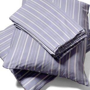 Juego De S&aacute;banas Nautica 4 Piezas Microfibra 2 Plazas Lineas Azules