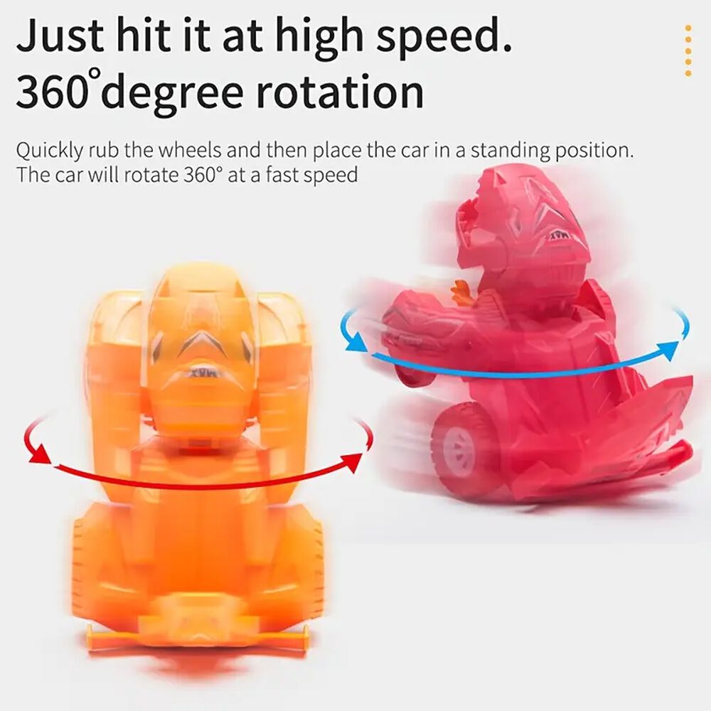 Set Juguetes Cuatro Autos Transformers Dinousaurio Para Niños image number 7.0