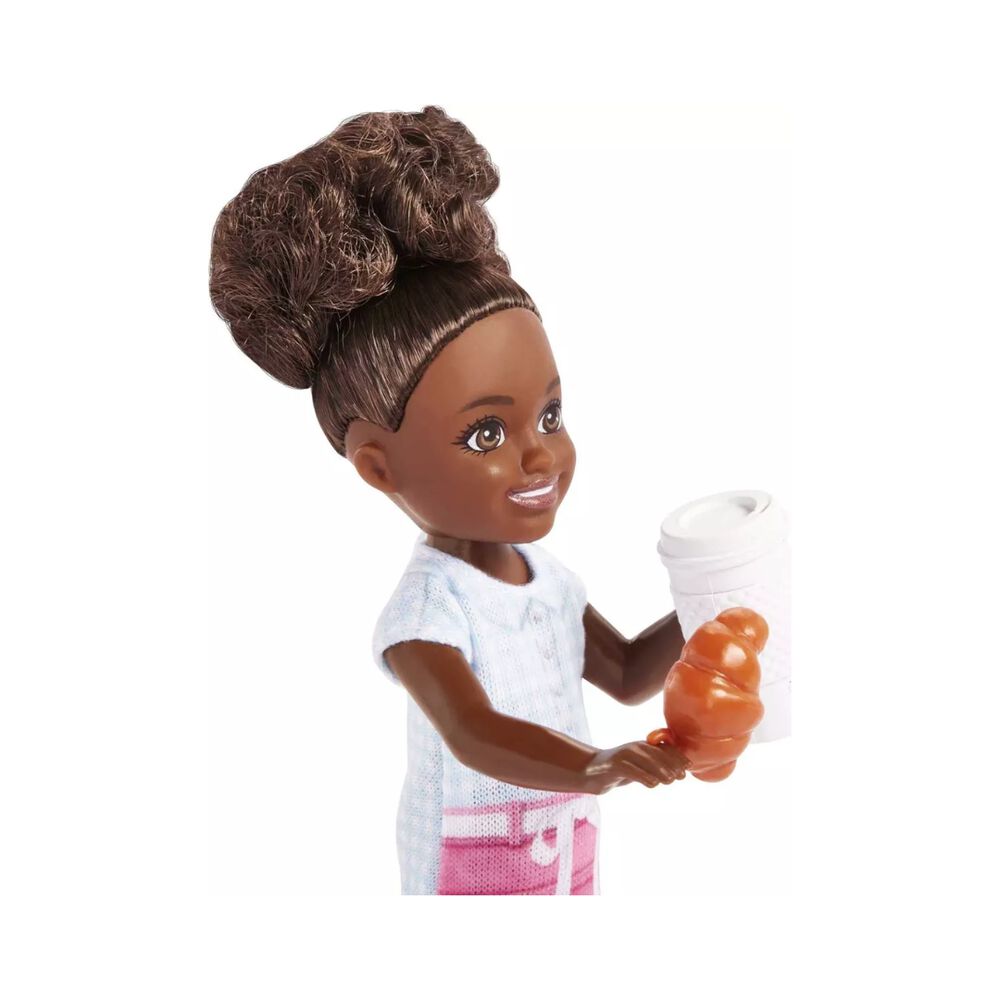Barbie Chelsea Aprendiendo Profesiones Barista Mattel image number 0.0