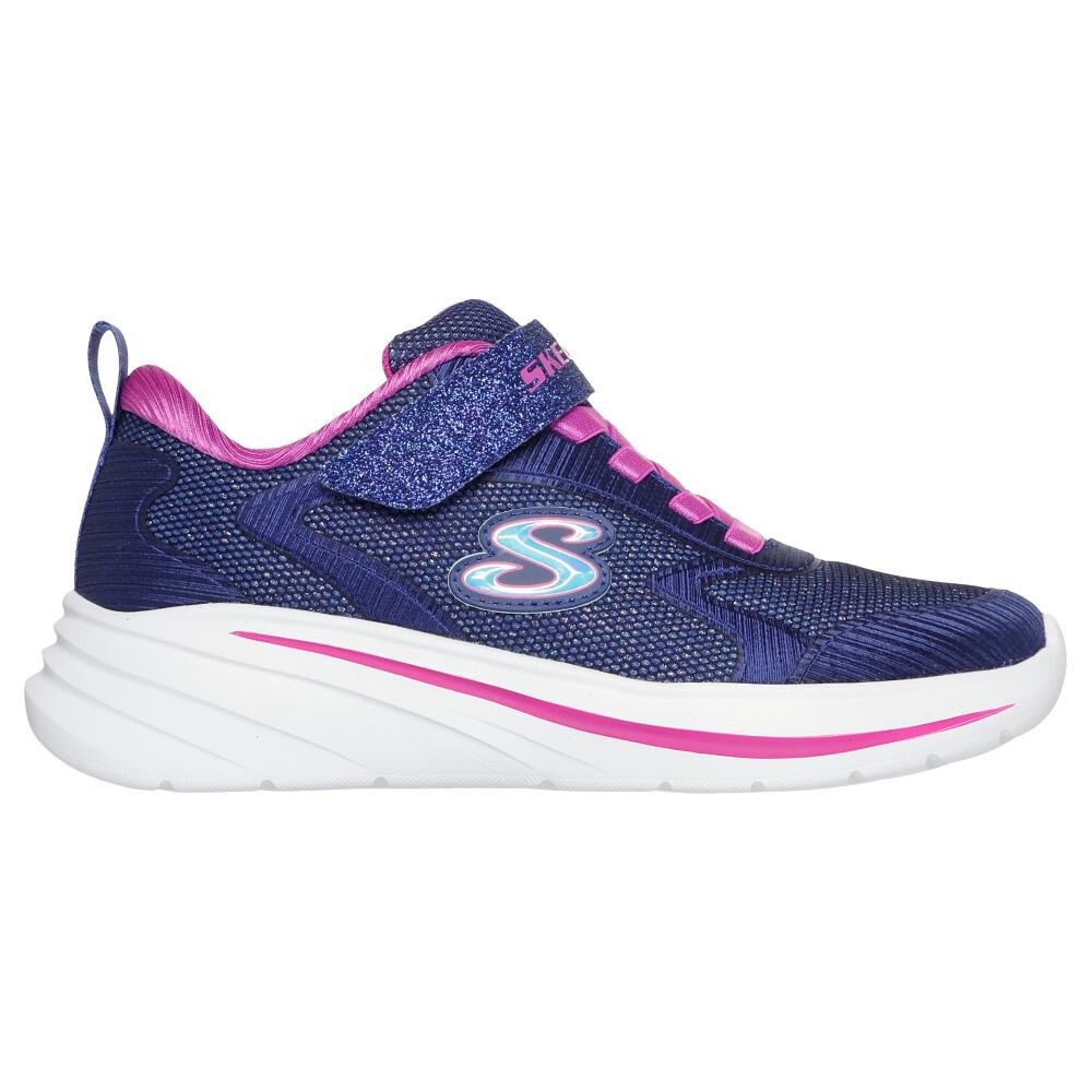 Zapatilla Infantil Niña Skechers Wave 92 Nvy image number 0.0