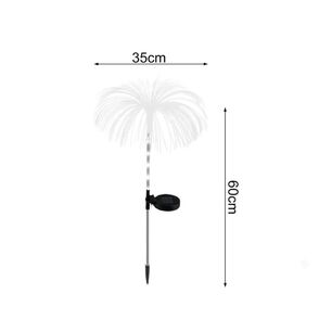 Pack 2 Estacas Solares Medusa Led Rgb Decoraci&oacute;n Jard&iacute;n