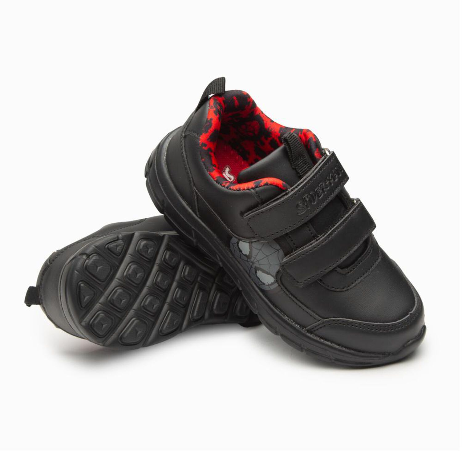 Zapatilla Escolar Ni&ntilde;o Spiderman Negro image number 2.0