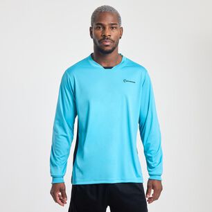 Polera Deportiva Lisa Manga Larga Cuello V Hombre Pro Soccer