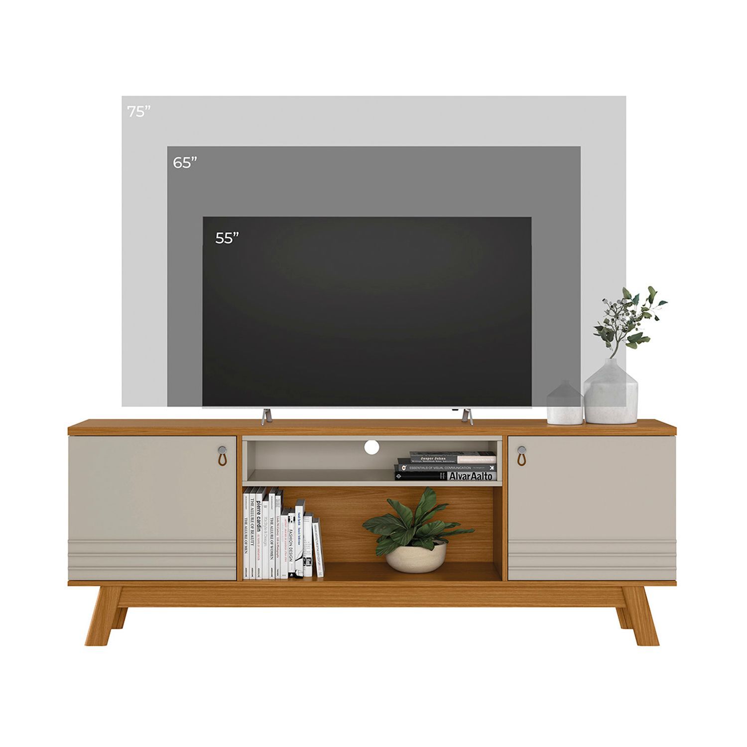 Panel Tv Di Poretti Design Colorado / 2 Puertas image number 1.0