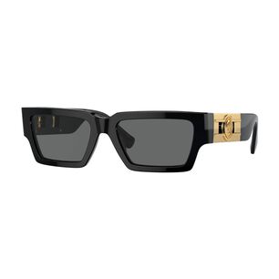 Lentes De Sol Medusa Deco Negro Versace