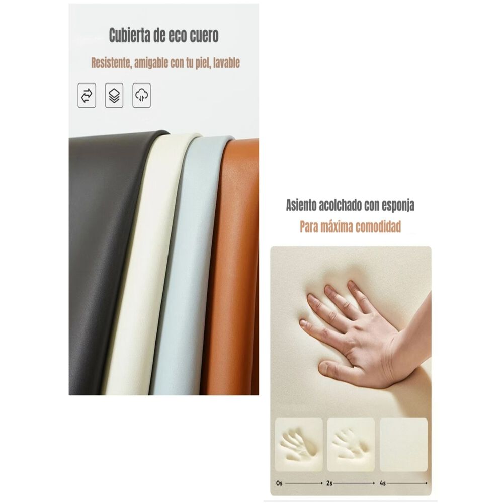Pack 4 Sillas De Comedor Madera Caf&eacute; Ankara image number 5.0
