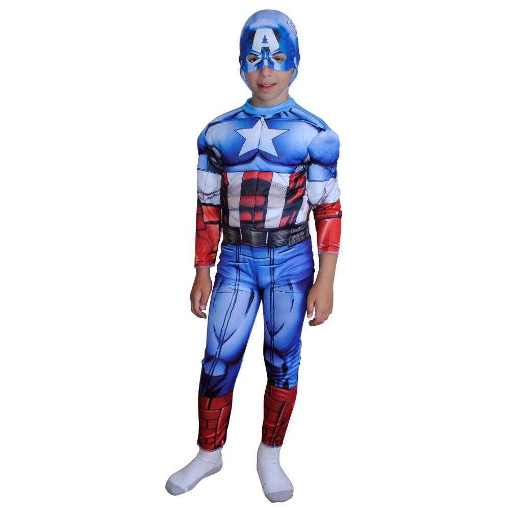 Disfraz Glam Capitán América Deluxe image number 0.0