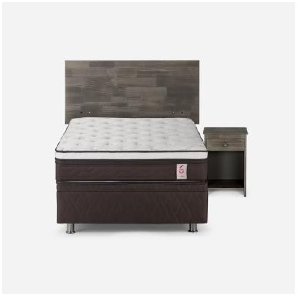 Cama Ba&uacute;l Rosen New Style 6 / 1.5 Plazas / Base Normal + Set De Maderas image number 5.0