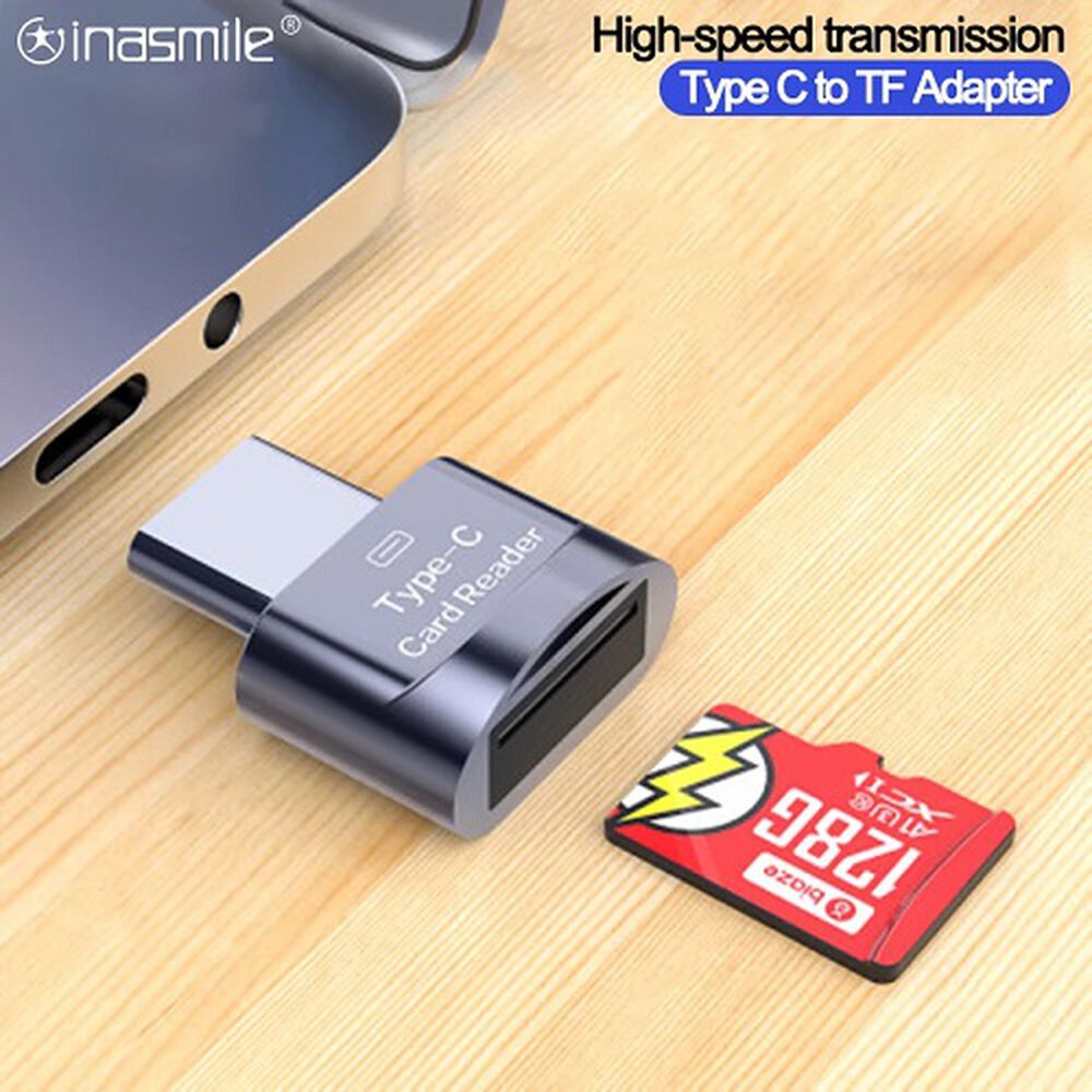 Adaptador Tipo C A Lector Tarjeta De Memoria Micro Sd Para Celulares Compatible Android image number 2.0