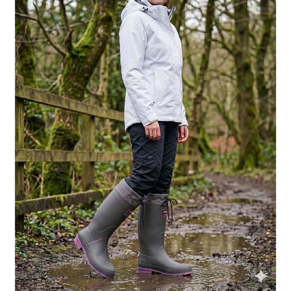 Bota De Agua Con Polar Namaka Gris Uns image number 5.0