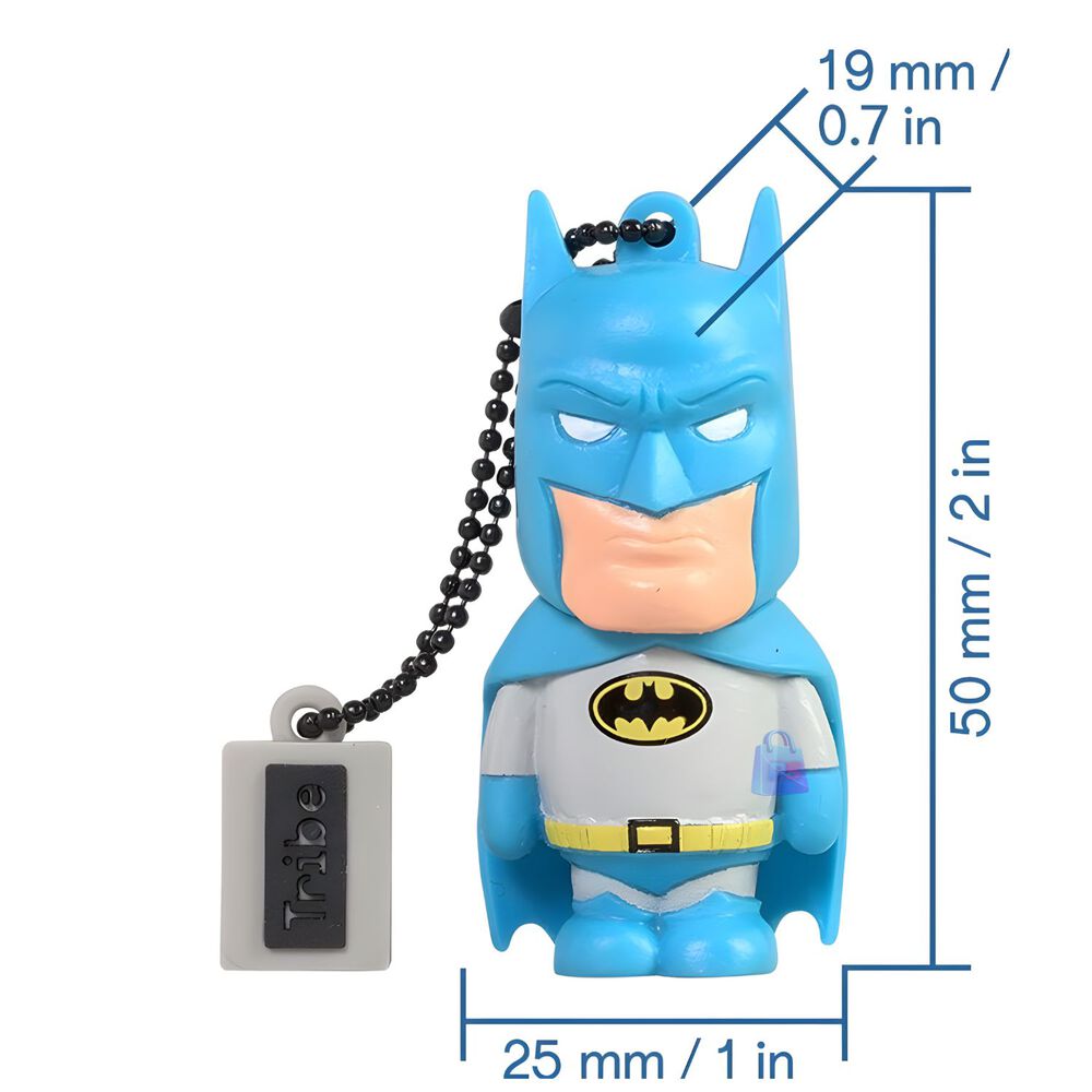 Pendrive Batman Azul Looney Tunes 16gb Usb - Ps image number 3.0