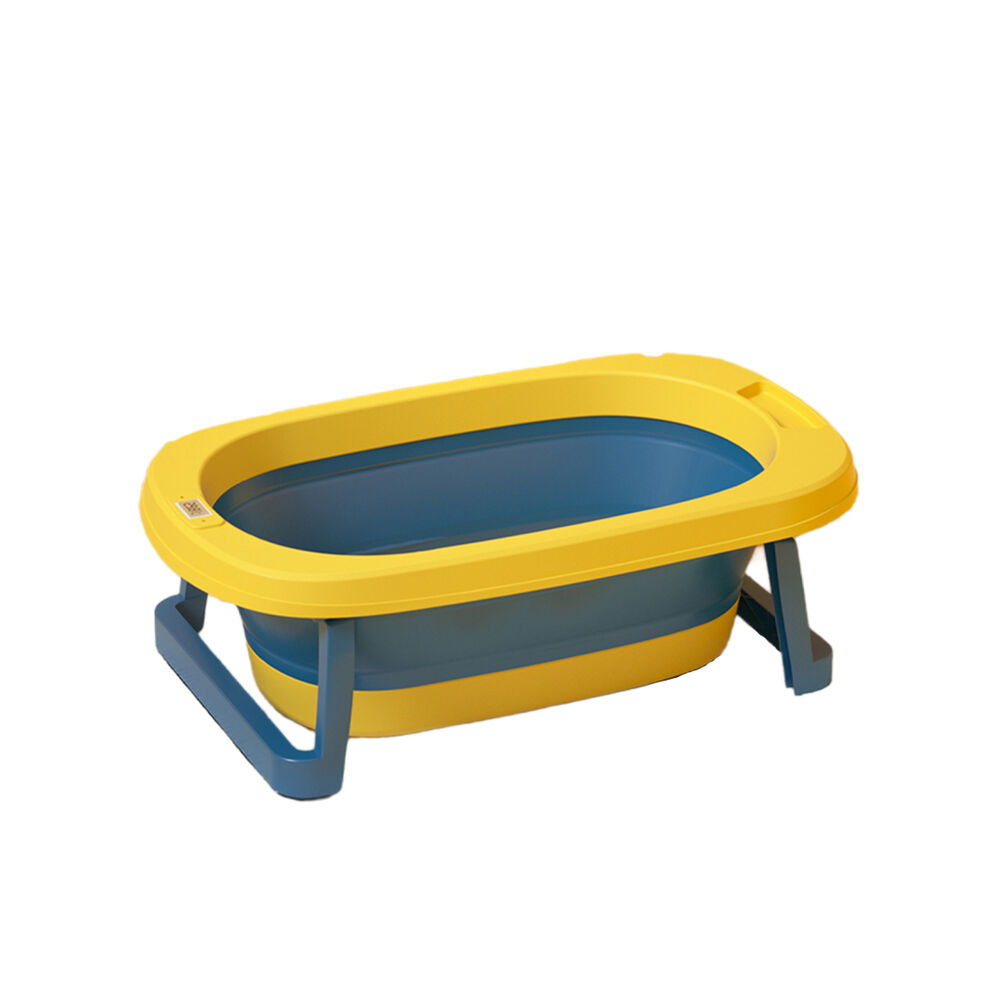 Ba&ntilde;era Plegable Beb&eacute; Con Termometro Y Mas Amarillo Babymine image number 0.0