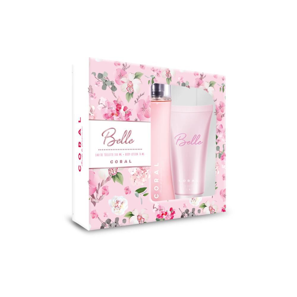Perfume Mujer Belle Coral / 100 Ml / Eau De Toilette + Crema Para Manos image number 0.0