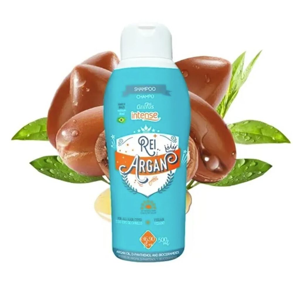 Shampoo Rei Argan 500ml Griffus image number 3.0