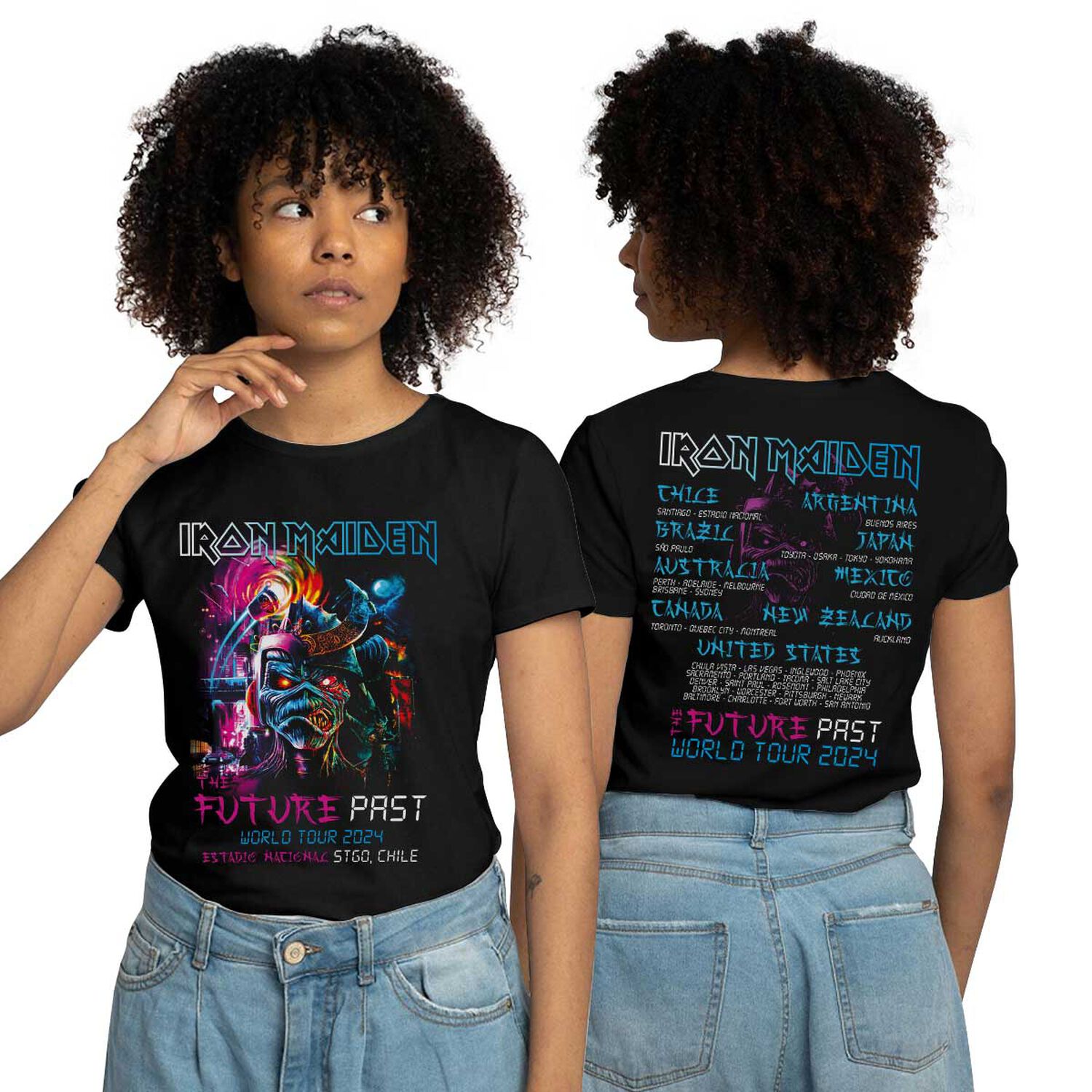 Polera Mujer Iron Maiden Future Past 2024 image number 0.0