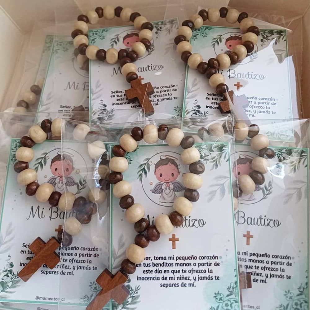 Recuerdos Bautismo Encintados Bautizo 12 Denarios+ Tarjetas image number 2.0