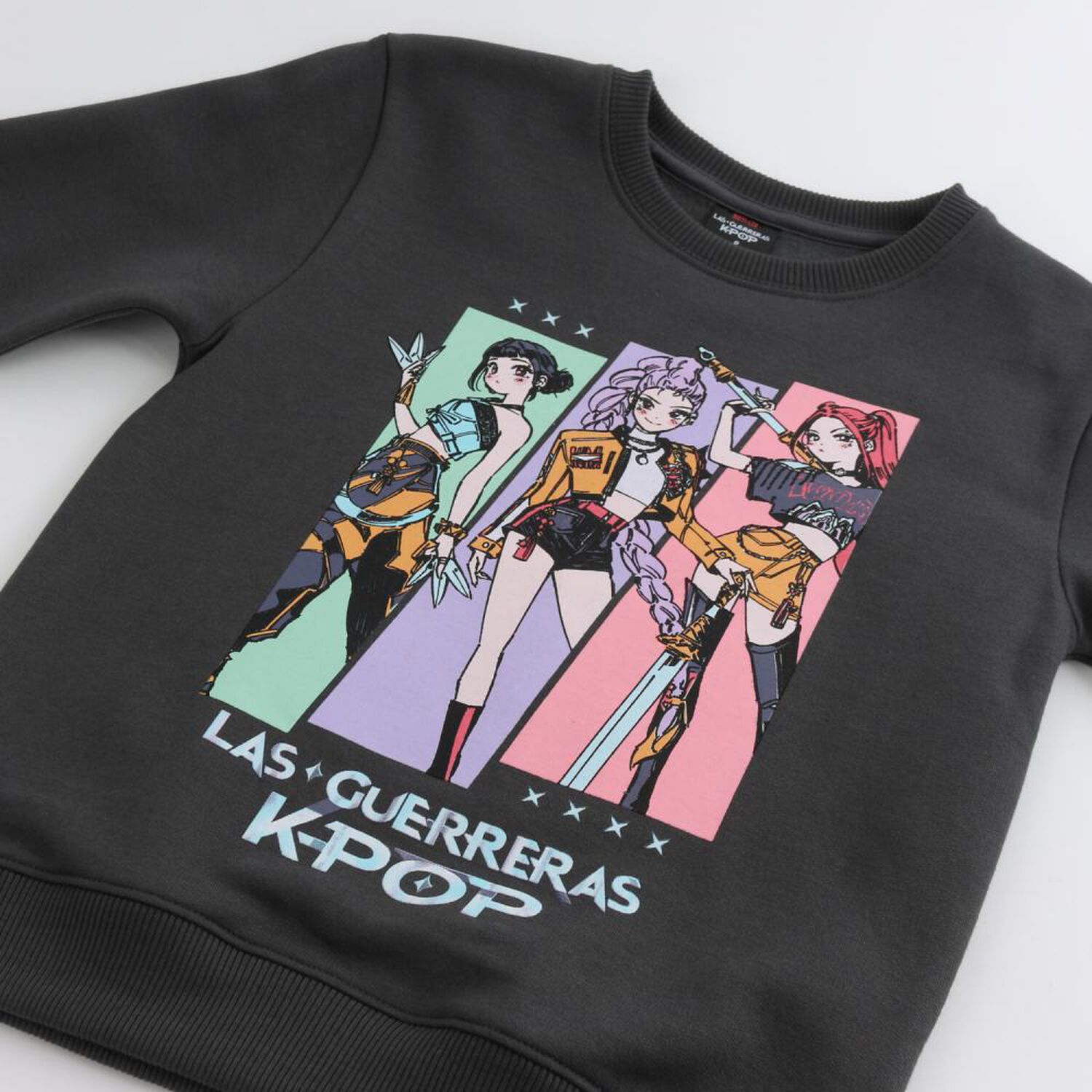 Poleron Cerrado Ni&ntilde;a Guerreras Kpop Demon Hunters image number 2.0