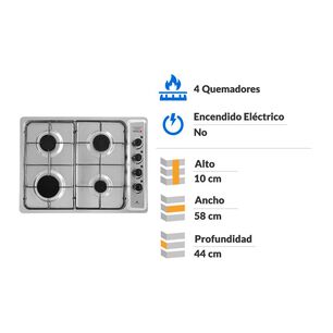 Encimera A Gas Sindelen CEG-4600IN / 4 Quemadores