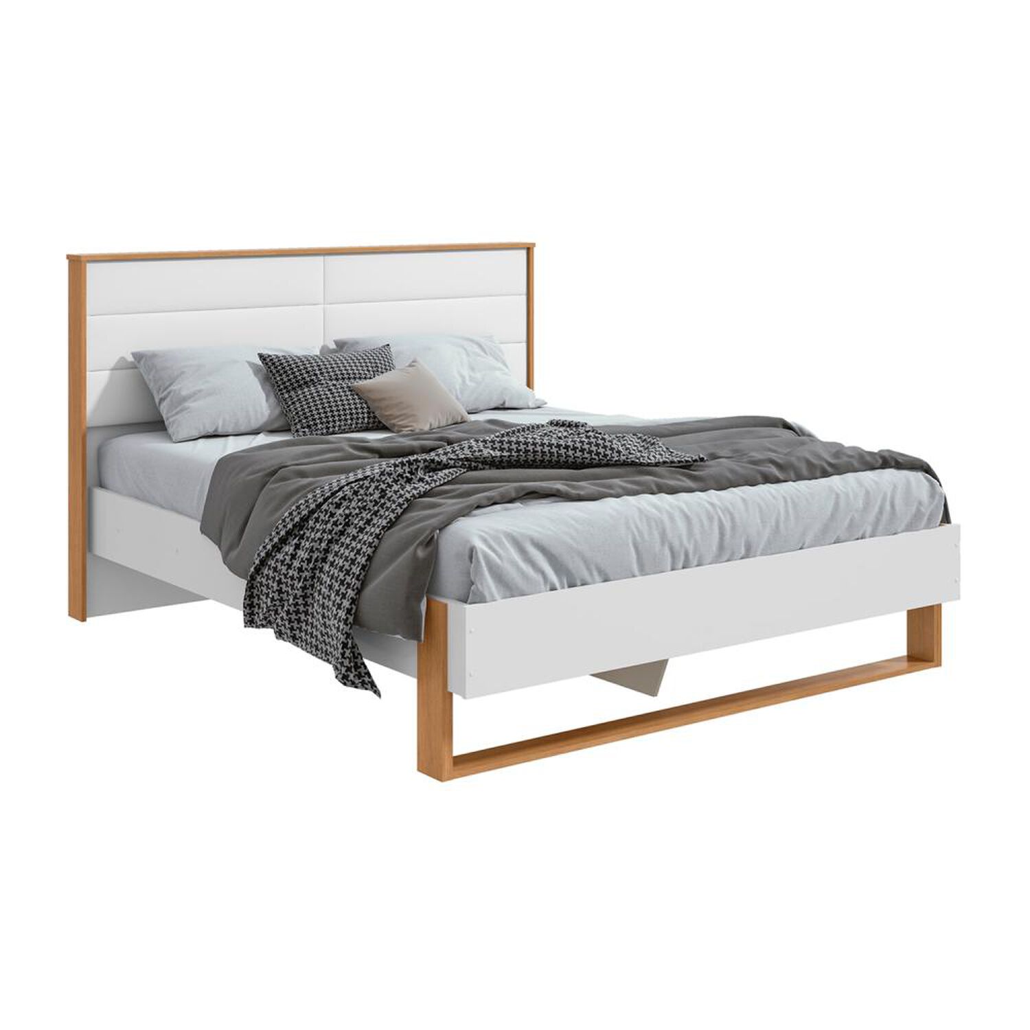 Cama Di Poretti Design Freetown / 2 Plazas / Base Normal image number 0.0