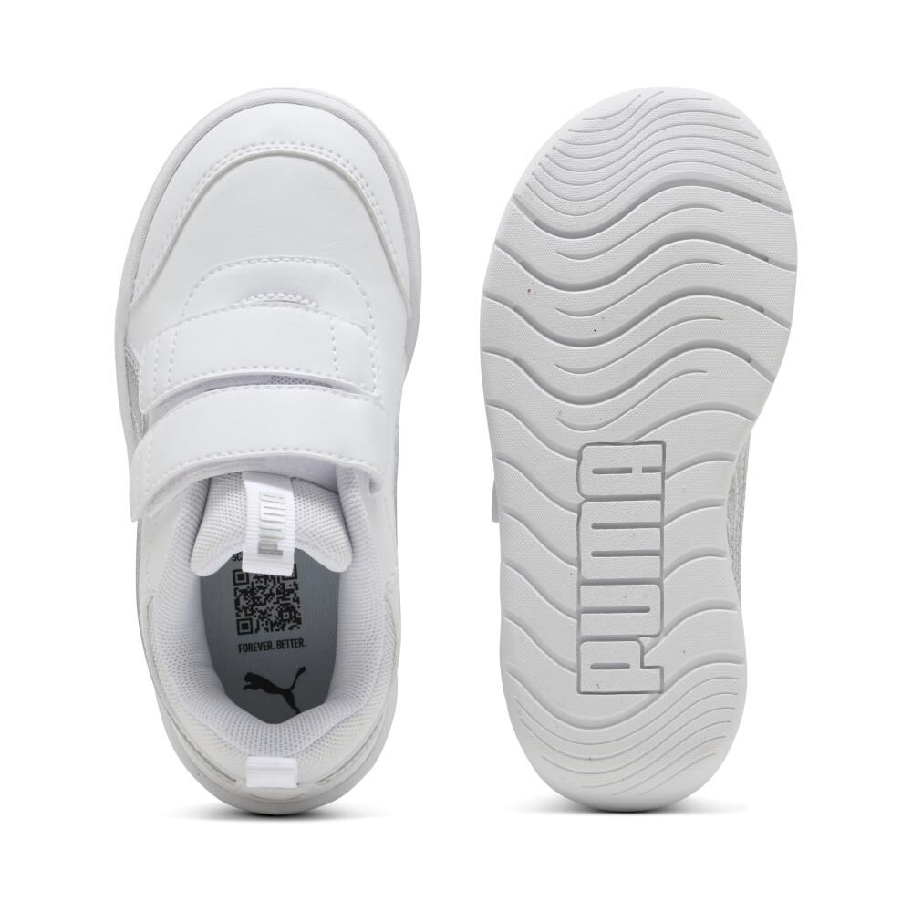 Zapatilla Infantil Niña Puma Multiflex Blanco image number 2.0