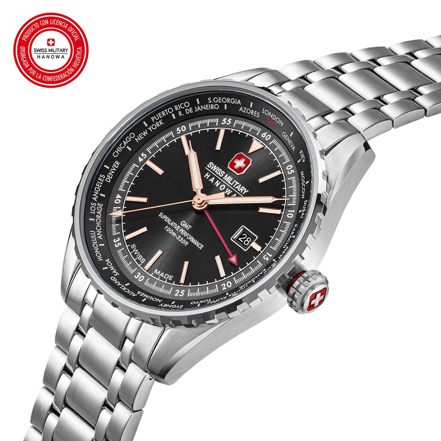 Reloj Hombre Swiss Military Hanowa Plateado Smwgh0003203 image number 1.0