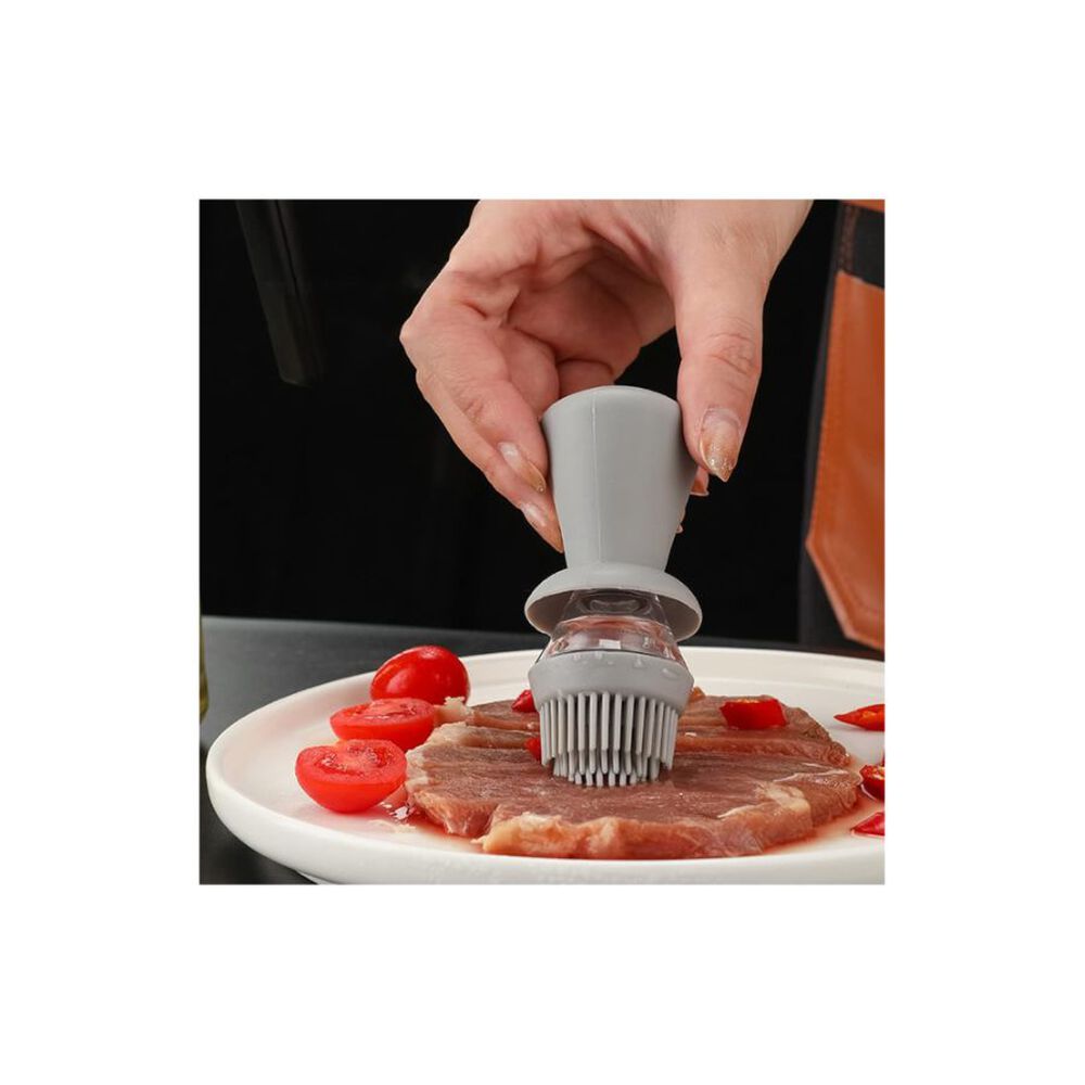 Dispensador De Aceite Con Cepillo Utensilio Botella Aceitera Cocina image number 1.0