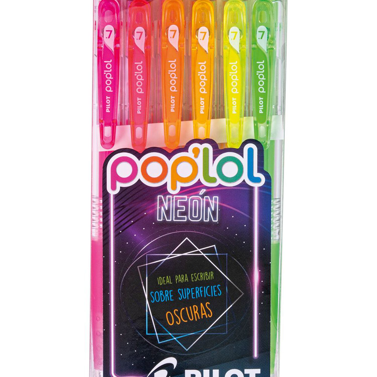 Pop'lol 6 Colores Ne&oacute;n image number 0.0