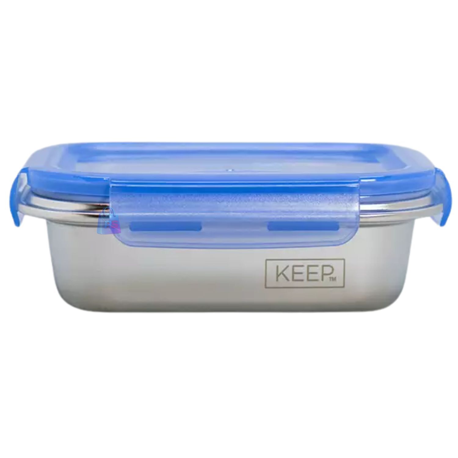 Herm&eacute;tico Keep 650ml Acero + Cubiertos On The Go - Ps image number 1.0