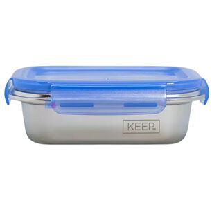 Herm&eacute;tico Keep 650ml Acero + Cubiertos On The Go - Ps