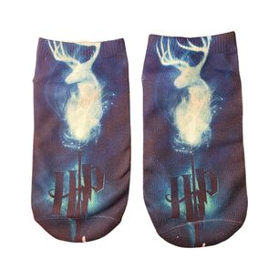 Calcet&iacute;n 3d Tobillera Kawaii Hp Harry Mago