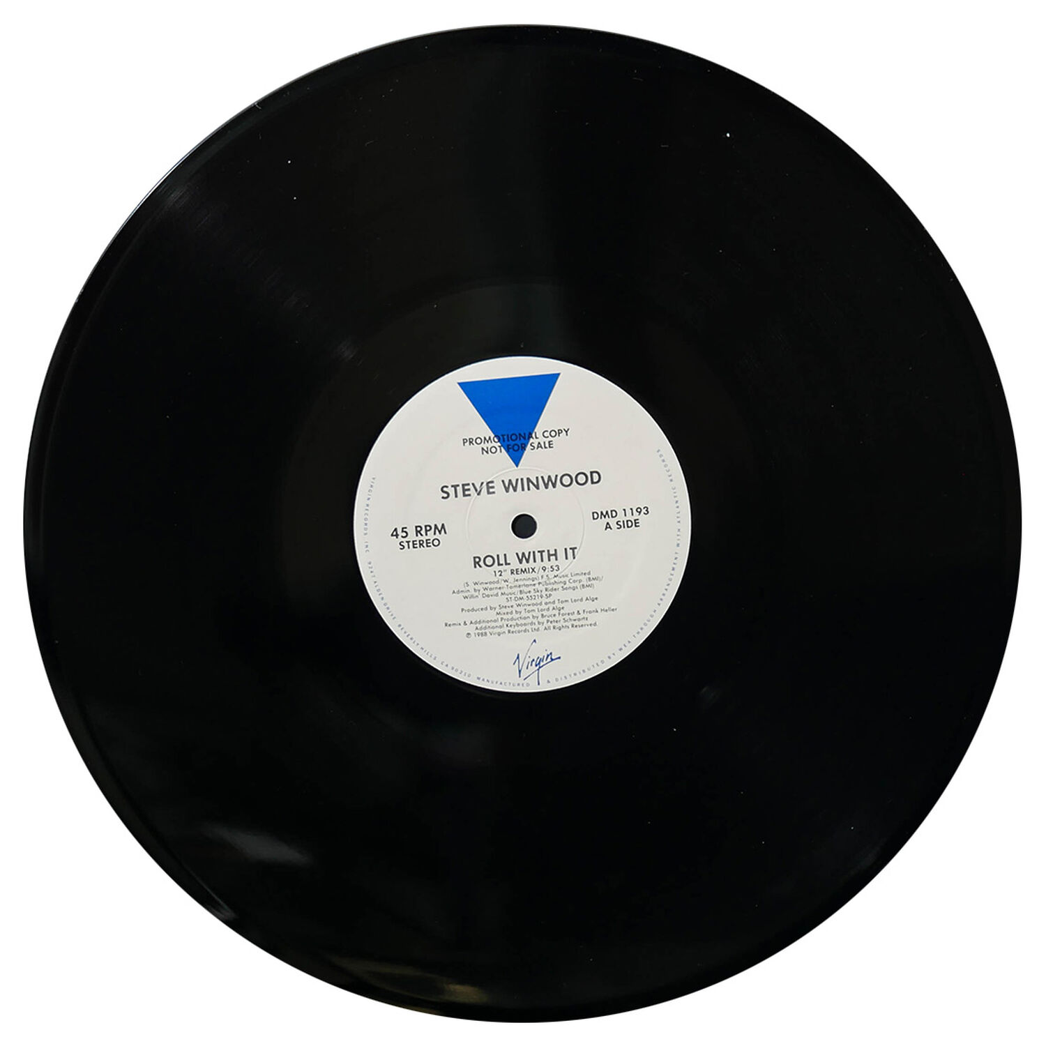 Steve Winwood - Roll With It | 12" Maxi Single Usado image number 2.0