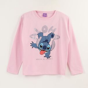 Polera Niña Lilo Y Stitch