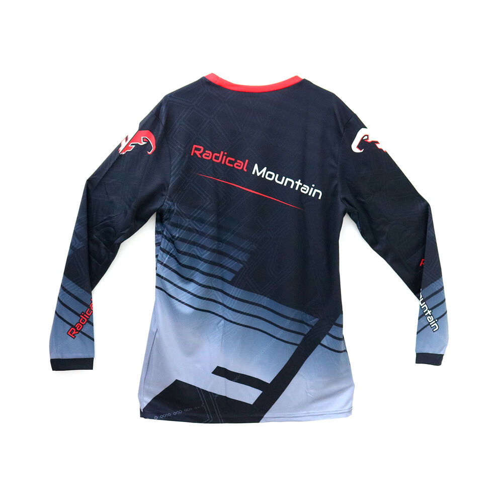 Jersey Mtb Negro Rojo Xl Radical Mountain image number 2.0