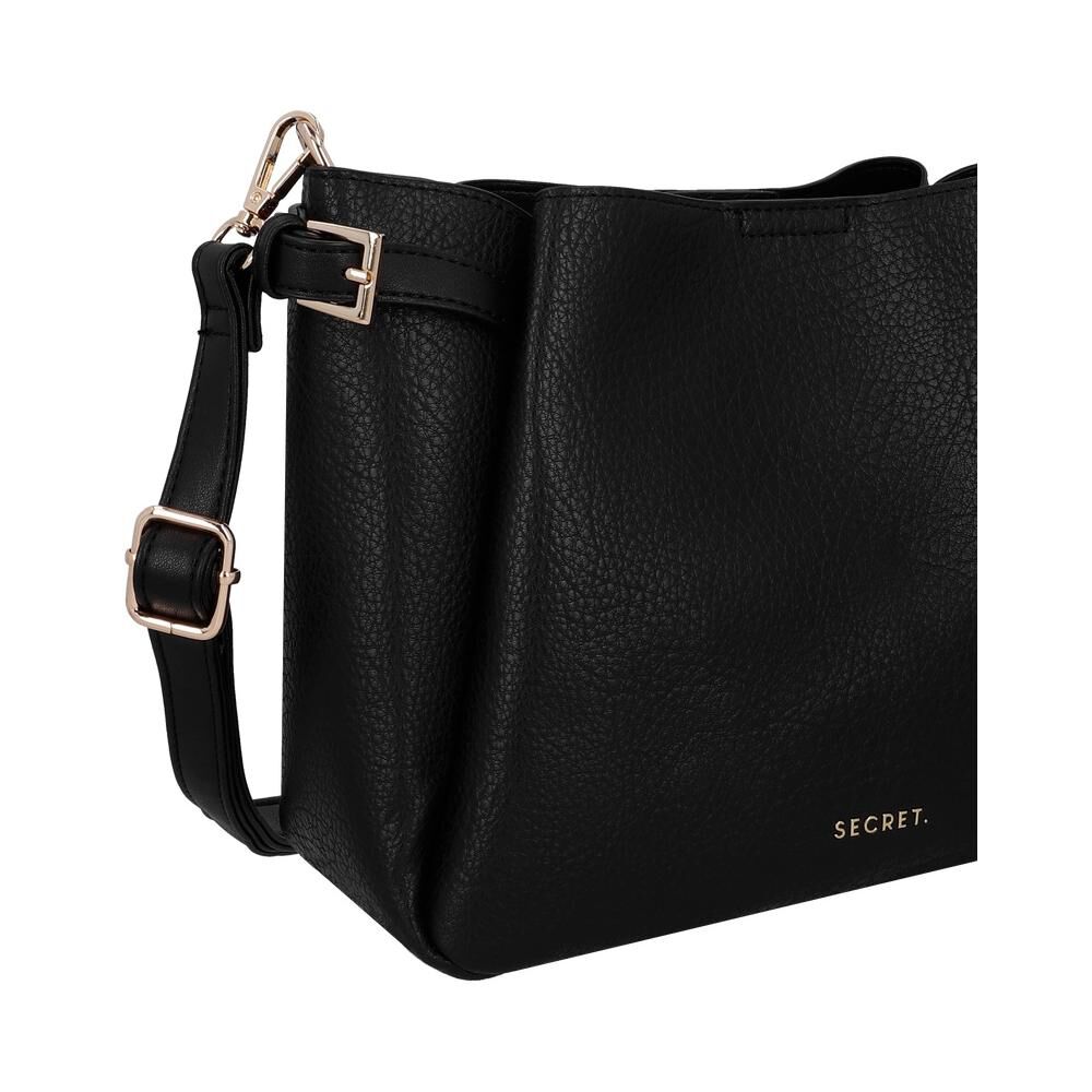 Bandolera Secret Zamora St6 S Negro image number 4.0