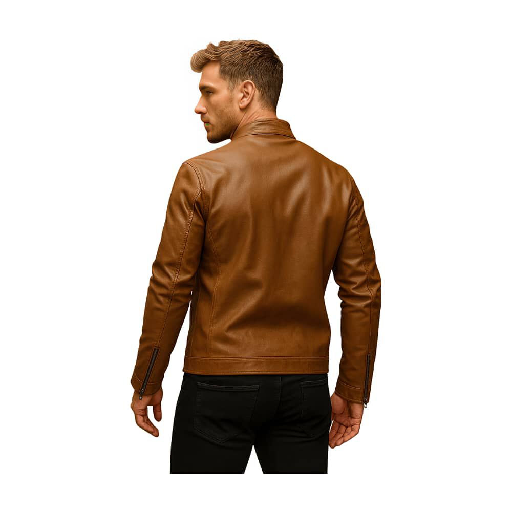 Chaqueta Ecocuero Soft Berlin Hombre image number 1.0