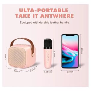 Parlante Karaoke Port&aacute;til Bluetooth Con Micr&oacute;fono K12