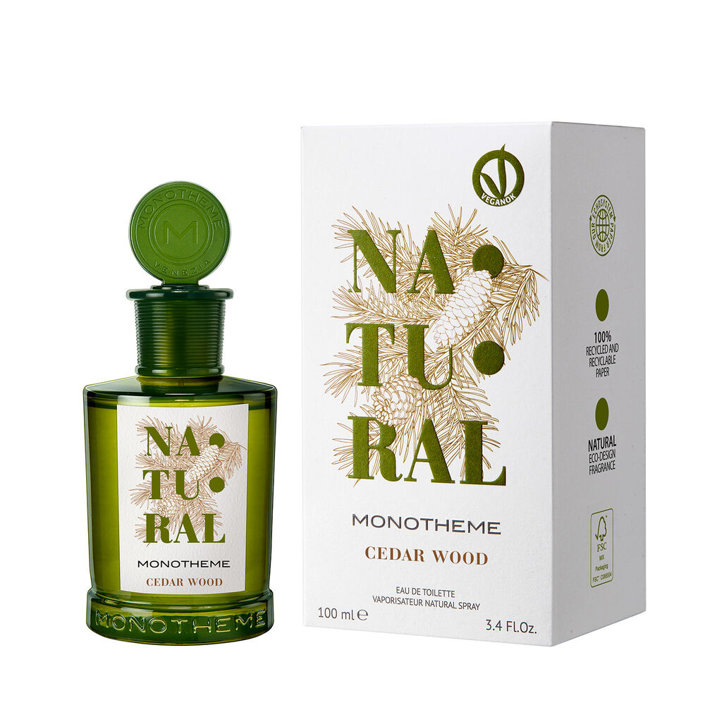 Monotheme Natural Cedar Wood Edt 100 Ml Vegan image number 2.0