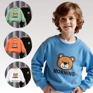 Conjunto Buzo Frizado Con Chiporro Niño Surtido