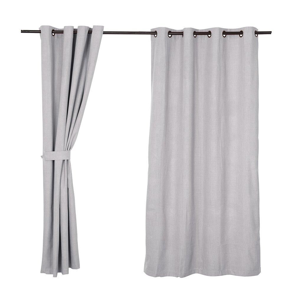 Set Cortina Blackout Arg. 140x220 Cms Urbana Gris Claro image number 0.0