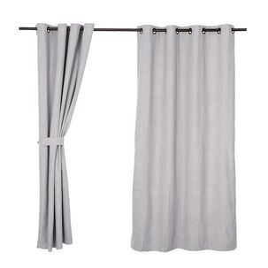 Set Cortina Blackout Arg. 140x220 Cms Urbana Gris Claro