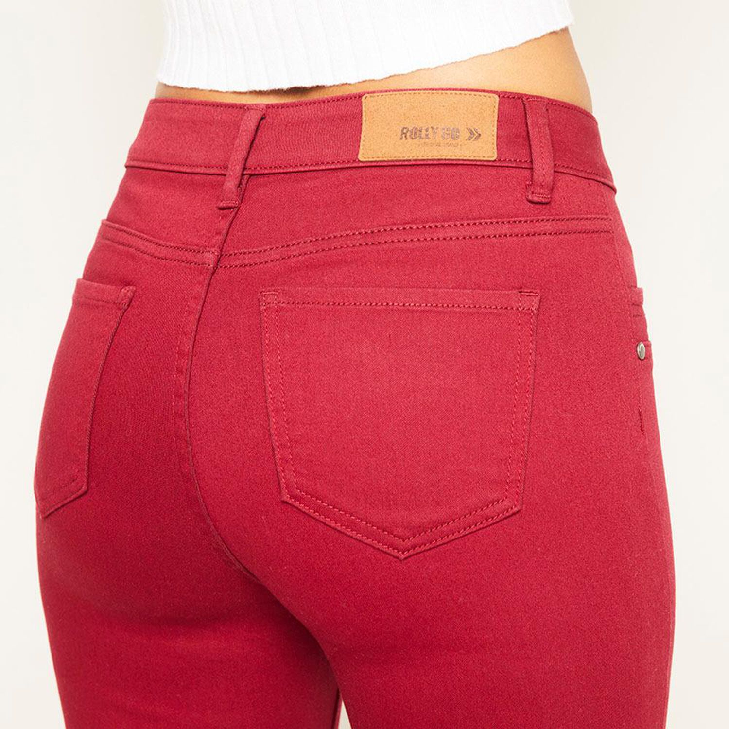 Jeans Tiro Alto Super Skinny Mujer Rolly Go image number 4.0