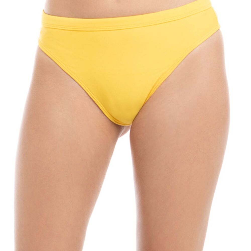 Bikini Calzón Alto Con Pretina Amarillo image number 0.0