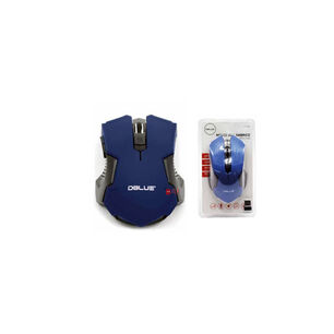 Mouse &Oacute;ptico Inal&aacute;mbrico Dise&ntilde;o Color Azul - Ps
