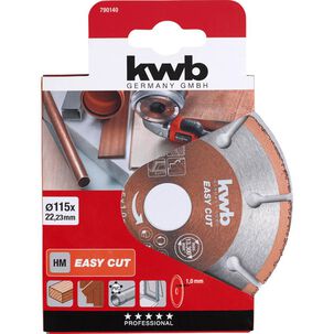 Disco De Corte Madera / Pvc / Cobre Easy-cut 4.1/2" / 115mm - Kwb