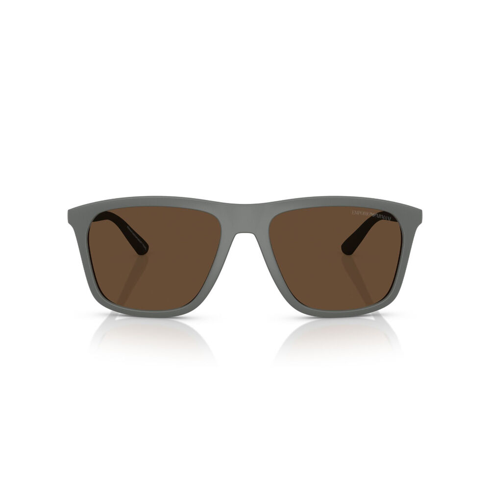 Lentes De Sol Gris Emporio Armani image number 0.0