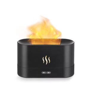 Humidificador Aromaterapia Efecto Llama Led Decorativa