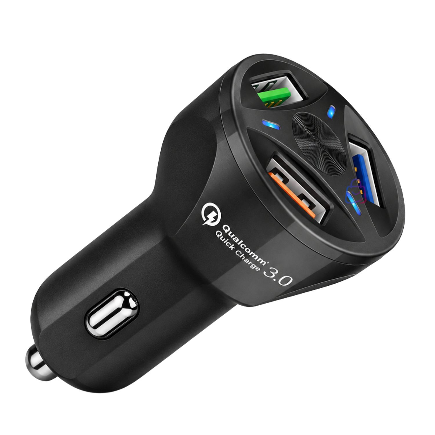 Cargador Auto Carga R&aacute;pida 3 Usb 12v - Ps image number 2.0